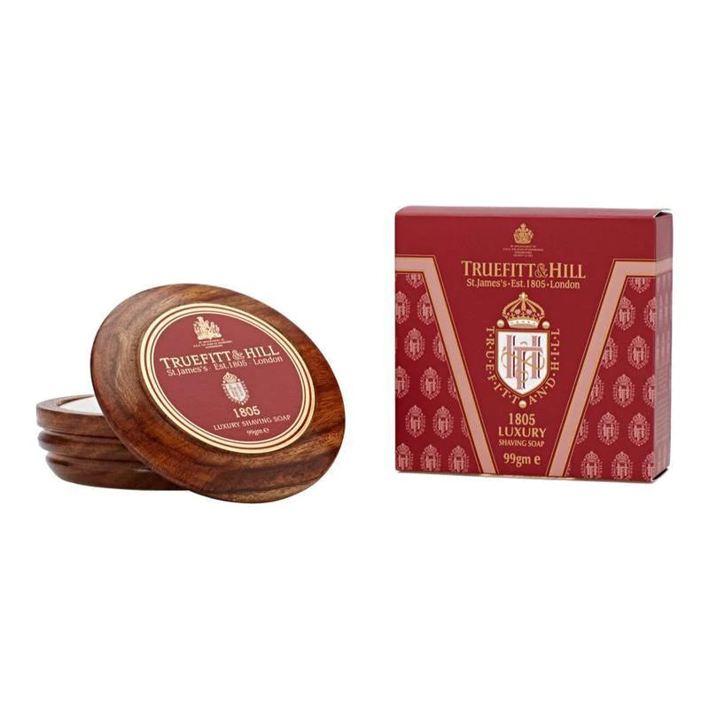 Truefitt & Hill 1805 Luxury Shaving Soap & Wooden Bowl