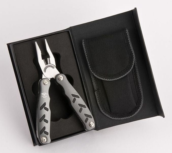 Multifunction-Tool in Black Nylon Pouch. Made in Germany.