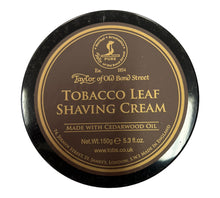 Load image into Gallery viewer, Tobacco Leaf Shaving Cream Bowl 150g
