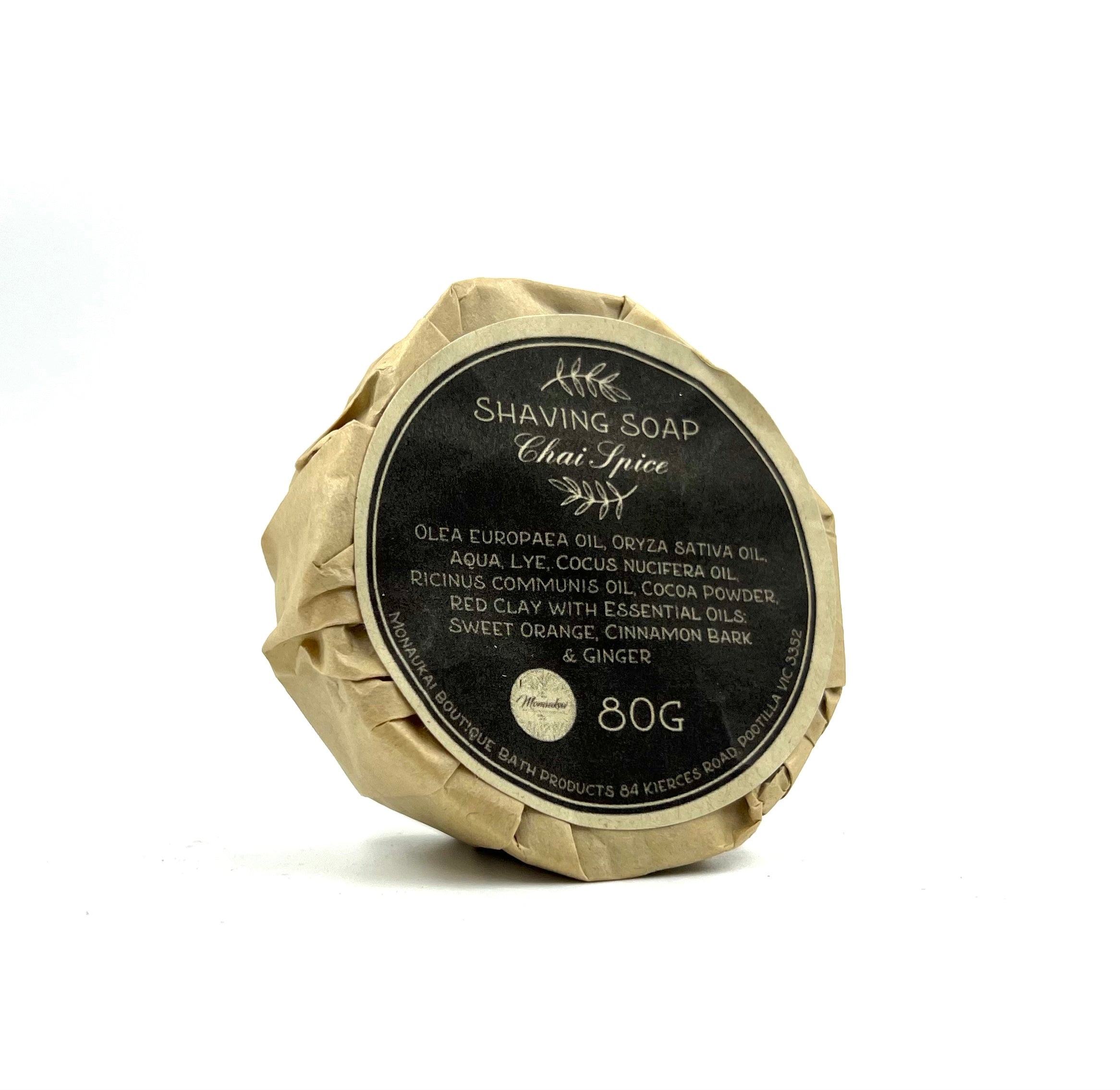 Chai Spice Shaving Soap Disc 80g SafetyRazors