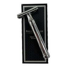 Load image into Gallery viewer, Edwin Jagger DE89 Long Smooth Chrome Handle Double Edge Safety Razor
