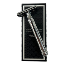Load image into Gallery viewer, Edwin Jagger DE89 Long Smooth Chrome Handle Double Edge Safety Razor
