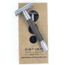 Load image into Gallery viewer, Parker 74R Safety Razor, Graphite coloured handle
