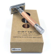 Load image into Gallery viewer, Parker 56R Safety Razor, Rose Gold
