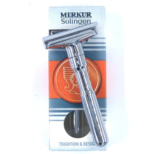 Load image into Gallery viewer, Merkur Futur Double Edge Safety Razor - Polished Chrome

