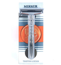 Load image into Gallery viewer, Merkur Futur Double Edge Safety Razor - Polished Chrome
