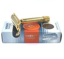 Load image into Gallery viewer, MERKUR HD Safety Razor 34G, Gold Plated
