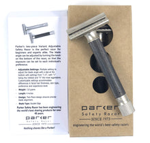 Load image into Gallery viewer, Parker Variant Adjustable Safety Razor, Plastic Free Shaving Essentials 
