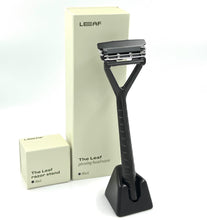 Load image into Gallery viewer, The Leaf Razor, Black Add a Stand
