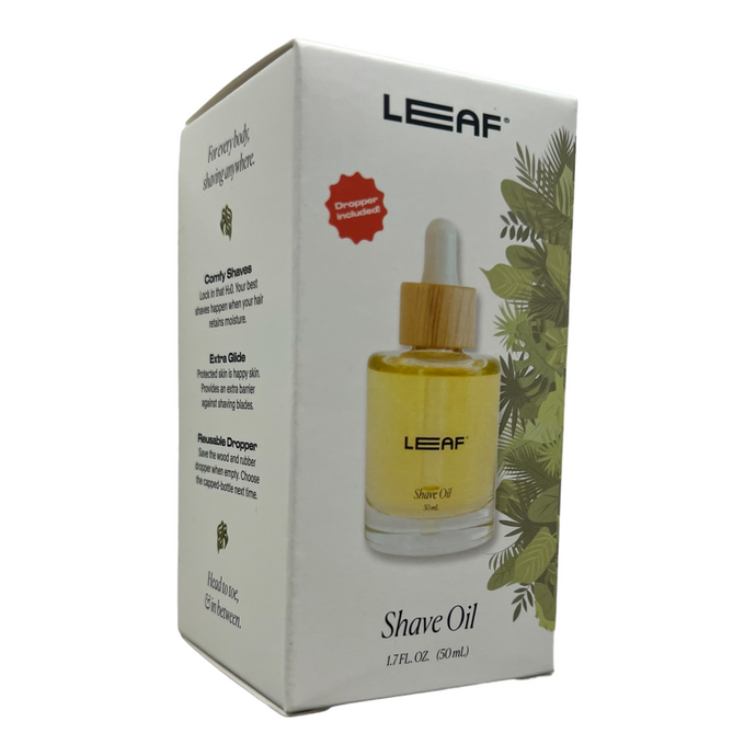 Leaf Shave Oil 50ml Wet Shaving safety razors