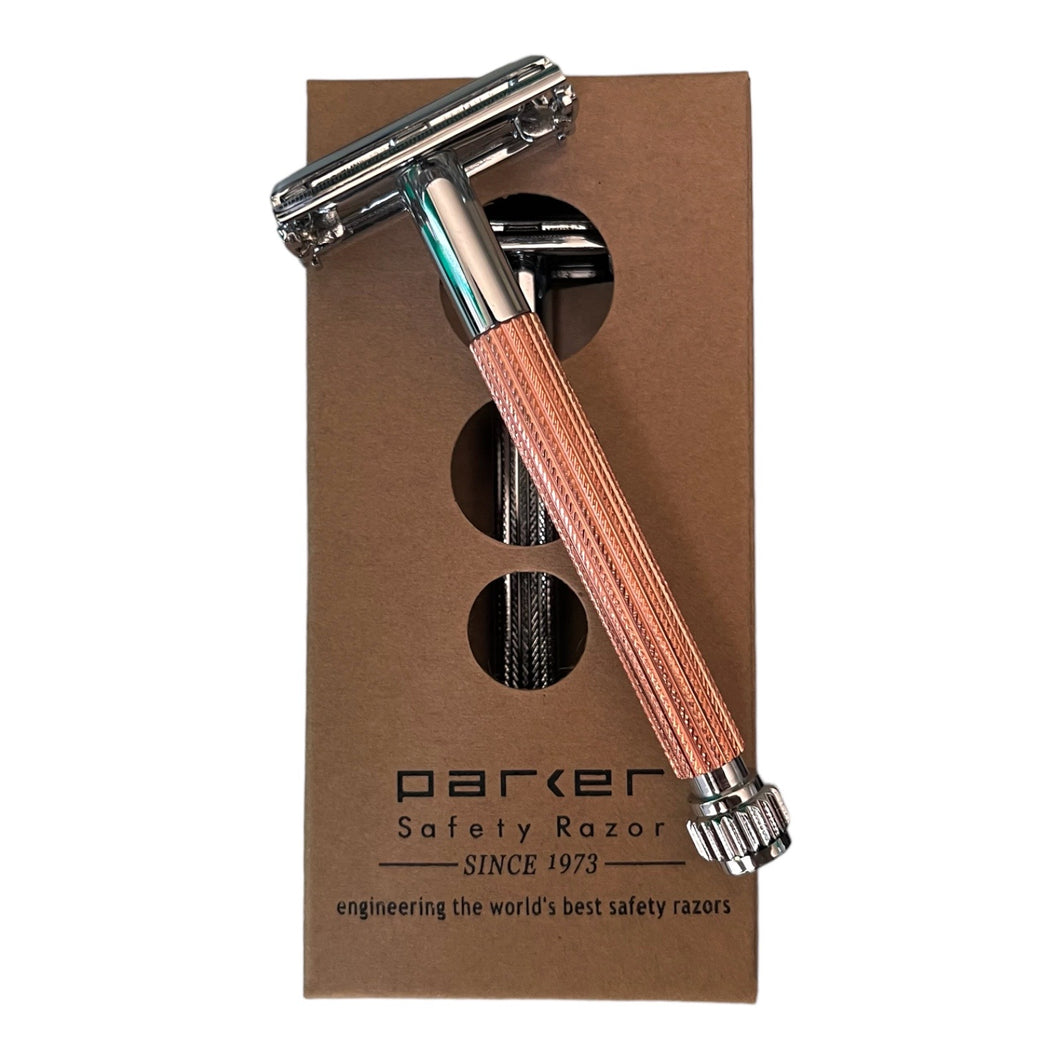 Parker 29L Safety Razor, Rose Gold