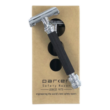 Load image into Gallery viewer, PARKER 76R Black &amp; Chrome Handle Safety Razor
