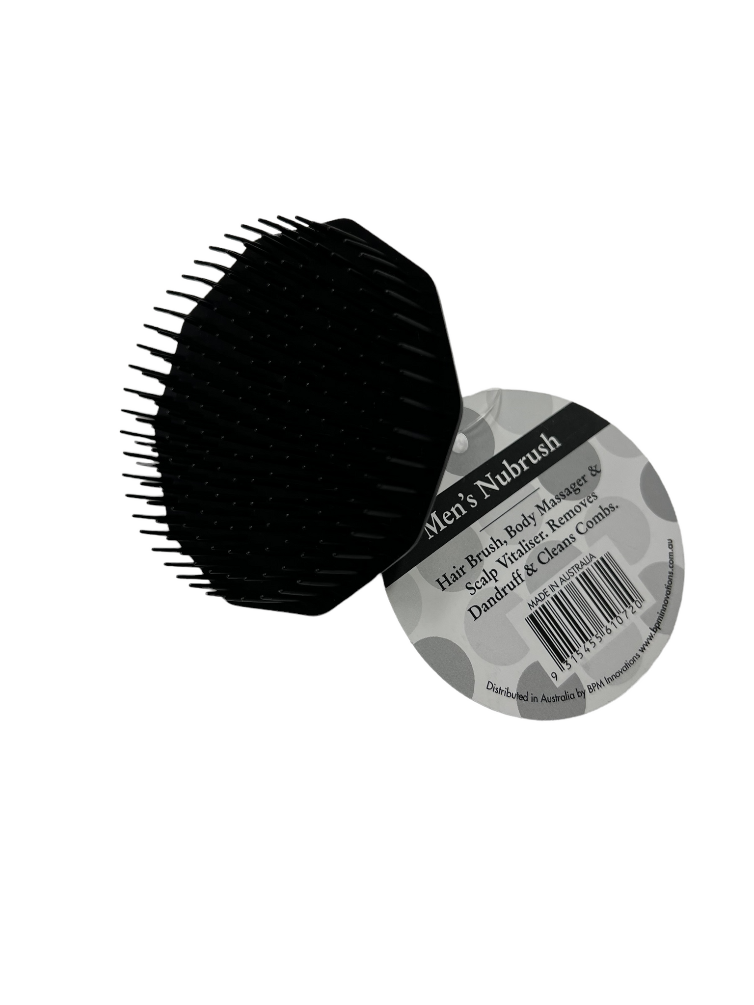 Nubrush Original Nubrush Hair Brush - Black – SafetyRazors