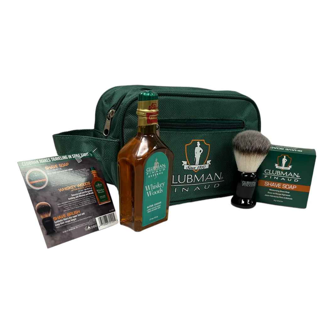 Clubman Shave Kit - Whiskey Woods