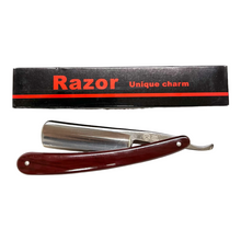 Load image into Gallery viewer, Gold Dollar Shaving Straight Cut Throat Razor
