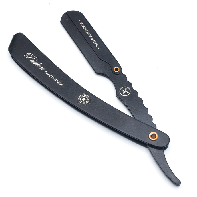 PARKER SRX BARBER RAZOR - BLACK FINISH