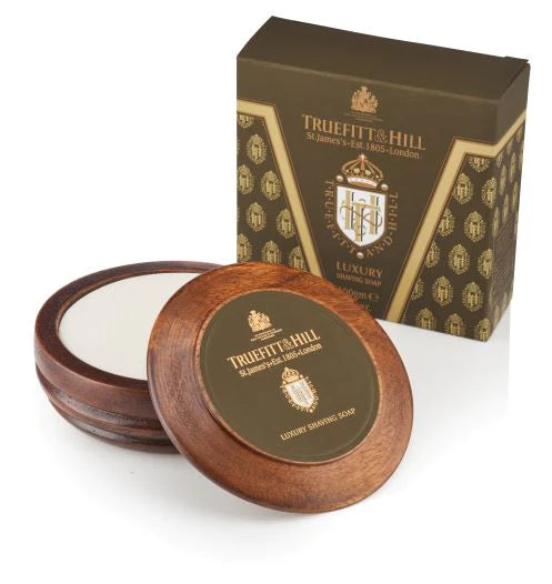 Truefitt & Hill Luxury Shaving Soap in Wooden Bowl