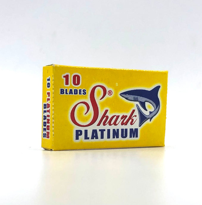 Shark Platinum Double Edge Razor Blades, 10 Pack of blades