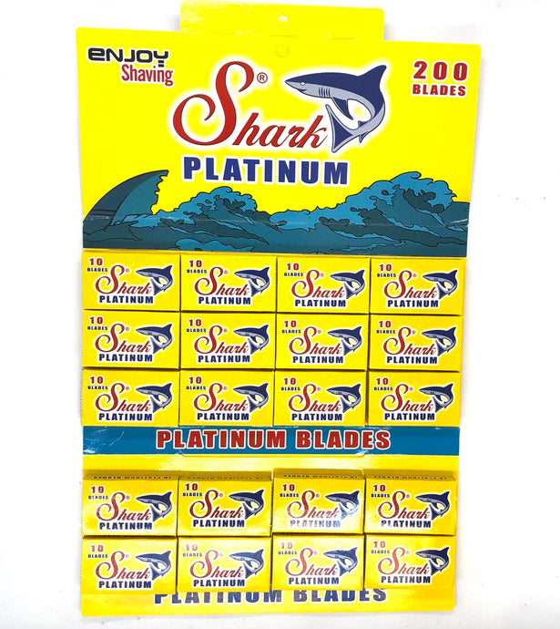 Shark Platinum Double Edge Blades, Pack of 200
