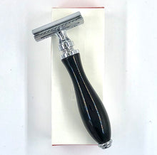 Load image into Gallery viewer, Parker 111B Black Resin Handle Safety Razor
