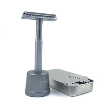 Load image into Gallery viewer, Lilvio Shaving Kit - Black or Silver Kit PLUS 30 Lilvio Blades
