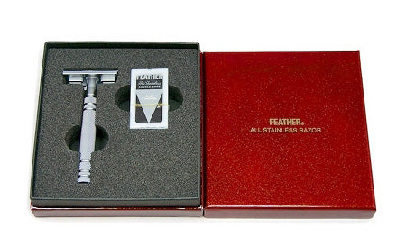 Feather Stainless Steel Double Edge Safety Razor AS-D2