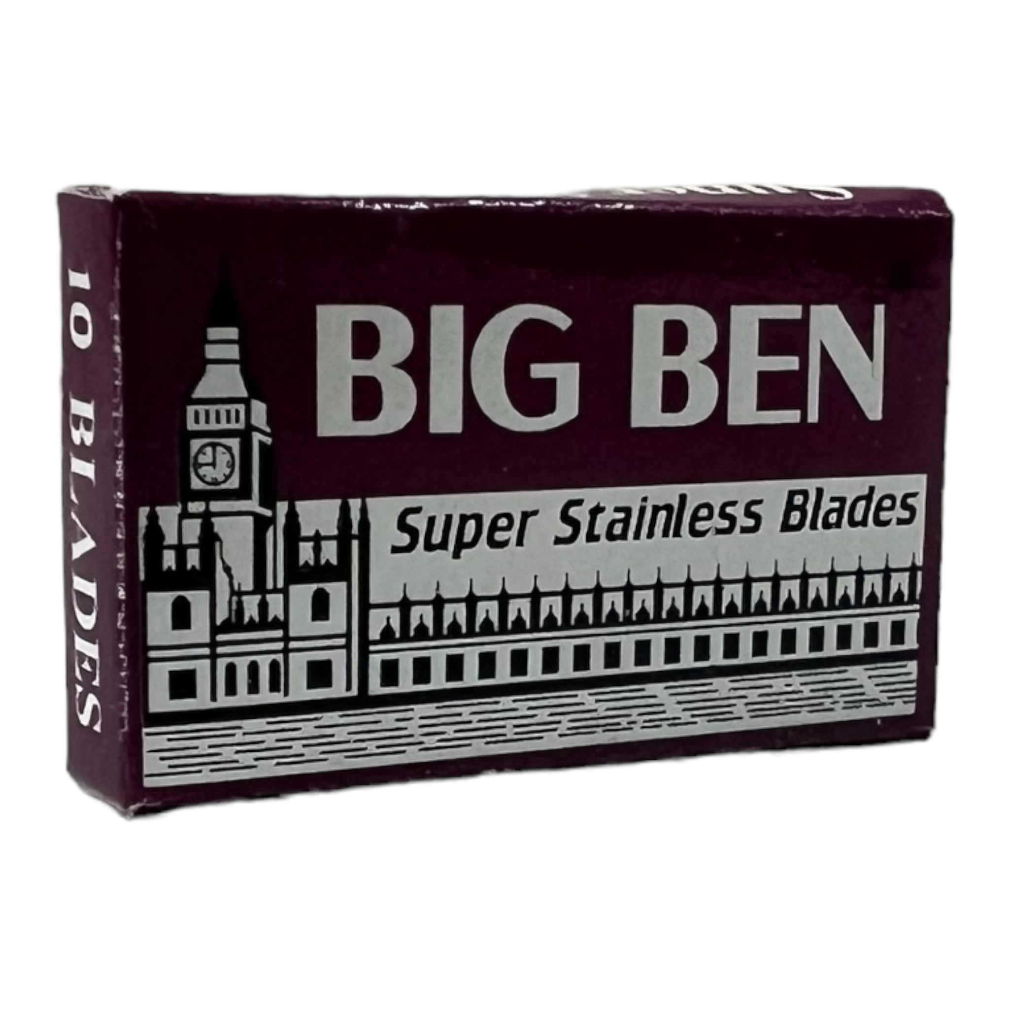 Big Ben DE Blades Super Chrome Stainless steel and Polymer Coated for