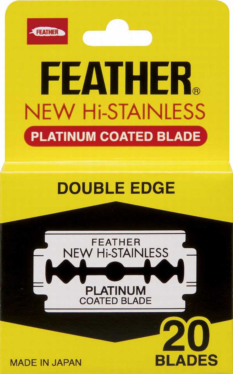 Feather Double Edged Blades, Pack of 20 Blades