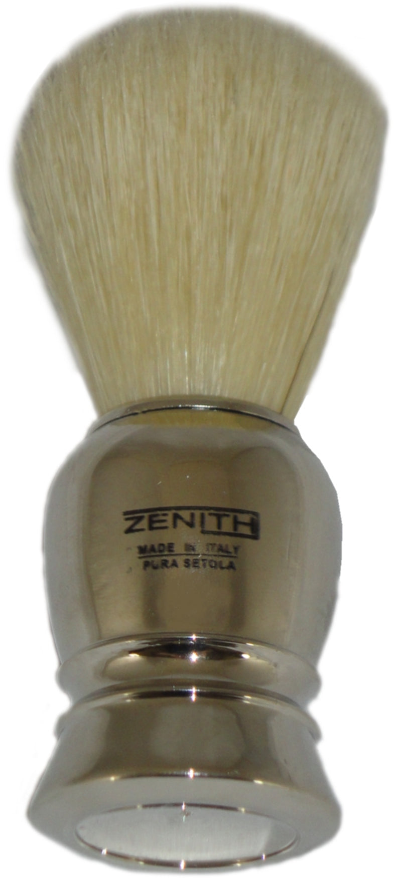Zenith Chrome Pure Setola Shaving Brush