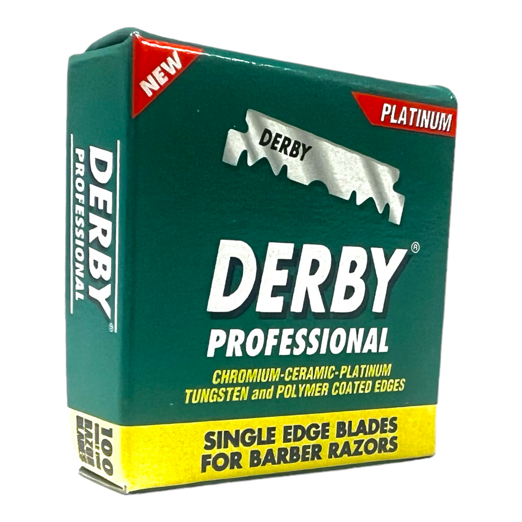 Derby Professional Shavette Half Razor Blades (100 Pack)