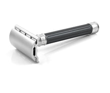 Load image into Gallery viewer, Edwin Jagger 3ONE6 Stainless Steel Black DE Safety Razor

