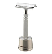 Feather Stainless Steel Double Edge Razor with Stand - AS-D2S