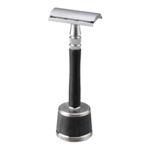 Load image into Gallery viewer, New Feather Wood Handle Stainless Double Edge Razor WS-D2S With Stand
