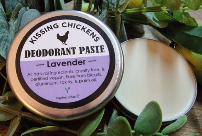 Kissing Chickens Bicarb-Free Natural Deodorant Paste - Lavender 35g