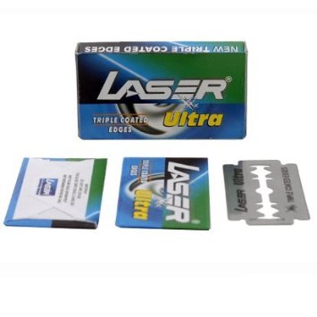 Laser Ultra Double Edge Razor Blades 10Pk – SafetyRazors