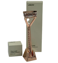 Load image into Gallery viewer, The Leaf Razor, Rose Gold

