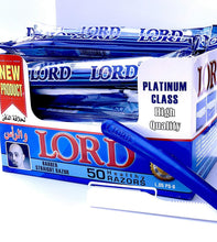 Load image into Gallery viewer, Lord Barber Razor, 50 Blades - Blue
