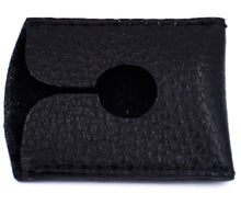 Load image into Gallery viewer, Parker Leather Double Edge Safety Razor Travel Cover Black
