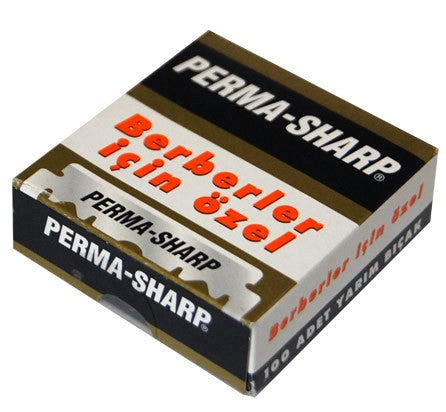 Perma-Sharp Single Edge Razor Blades 100 Blade Pack