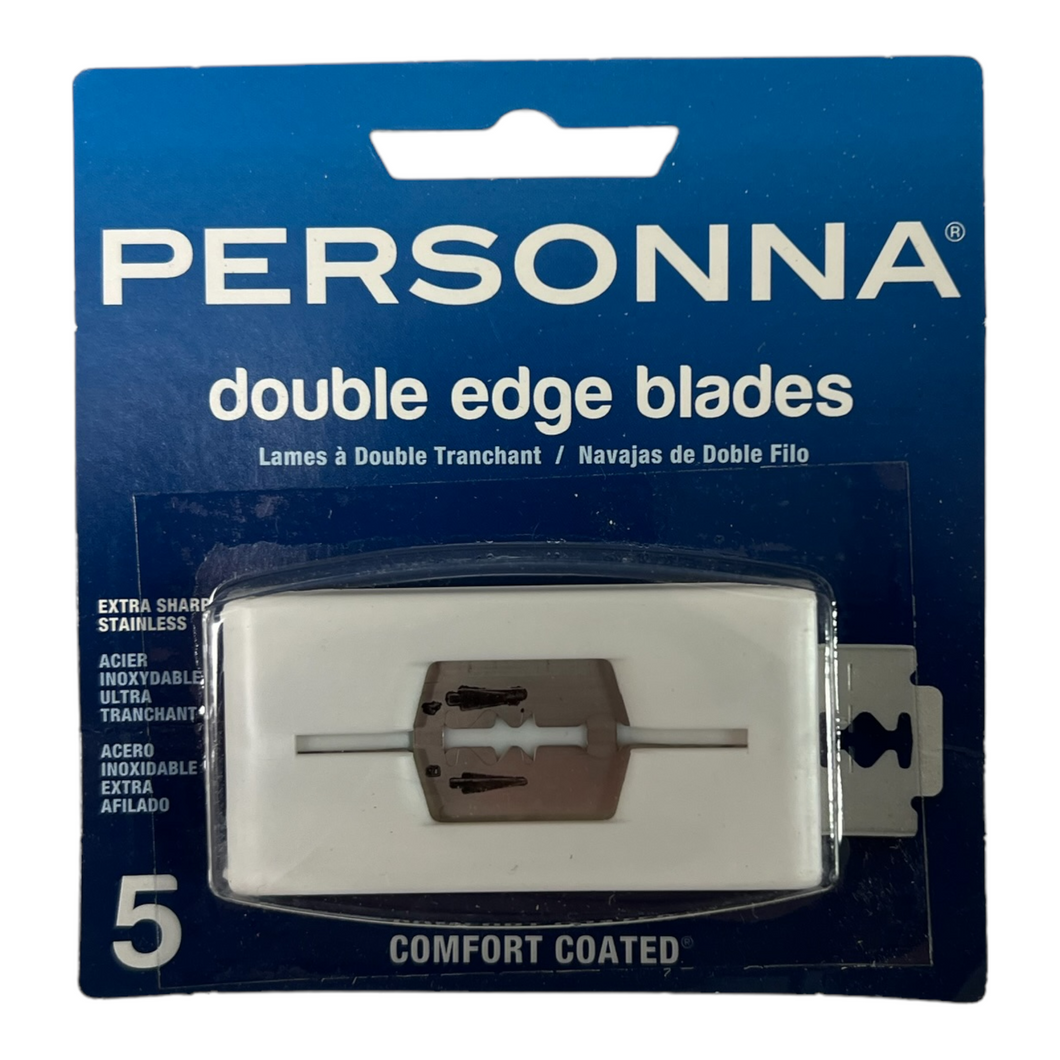 Personne Double Edge Blades, 5 Pack