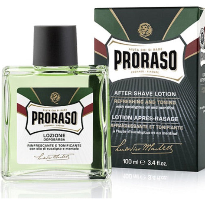 Proraso Green After Shave Lotion 100ml Bottle