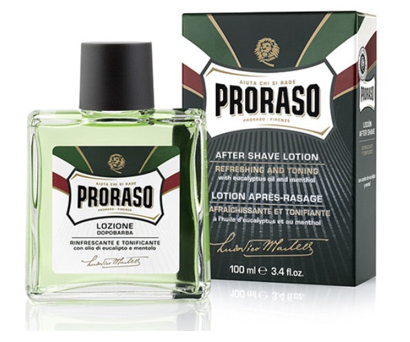 Proraso Green After Shave Lotion 100ml Bottle