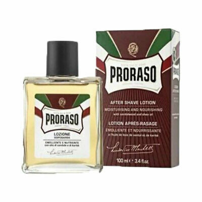 Proraso Sandalwood and Shea Oil Aftershave Splash, 100ml