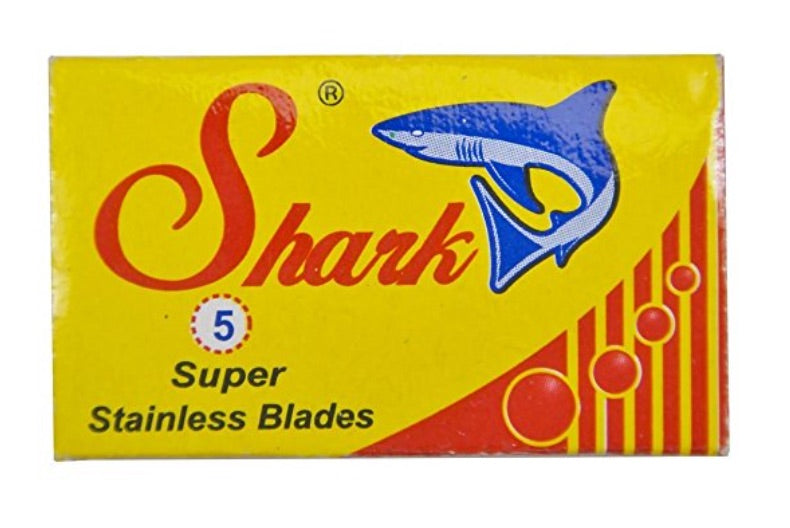 Shark Super Stainless Double Edge Razor Blades, Pack of 5 Blades