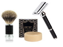 Load image into Gallery viewer, Parker 71r, Soap and Badger Hair Shaving Brush
