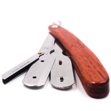 Load image into Gallery viewer, Parker SRRW Rosewood Clip Type Shavette Barber Razor
