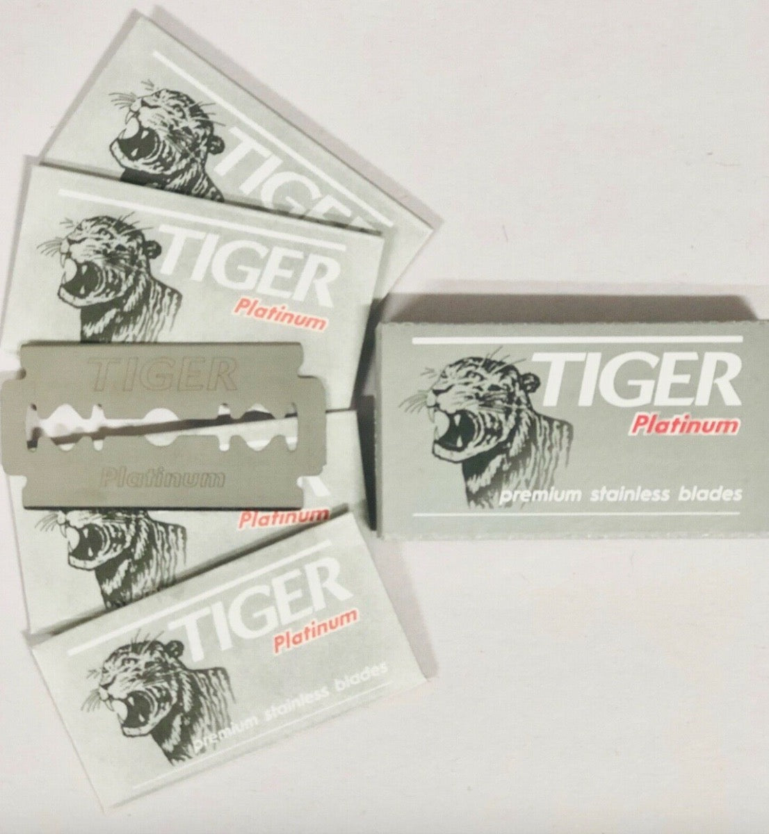 Tiger Premium Double Edge Razor Blades, 100 Blade Pack – SafetyRazors