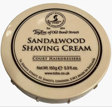 Load image into Gallery viewer, Taylor of Old Bond Street Sandalwood Shaving Cream Bowl, 150g
