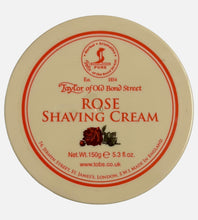 Load image into Gallery viewer, Taylor of Old Bond Street Rose Shaving Cream 150g Bowl
