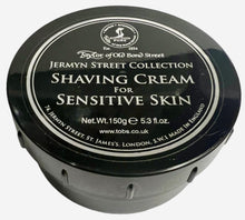 Load image into Gallery viewer, Taylor of Old Bond Street , Jermyn Street Collection, 150g shaving cream for sensitive skin.
